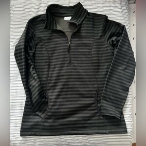 Women’s Columbia Black Striped Cycling Jersey